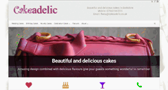 Desktop Screenshot of cakeadelic.co.uk